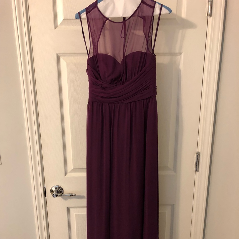 Amsale purple bridesmaid dress Size 4